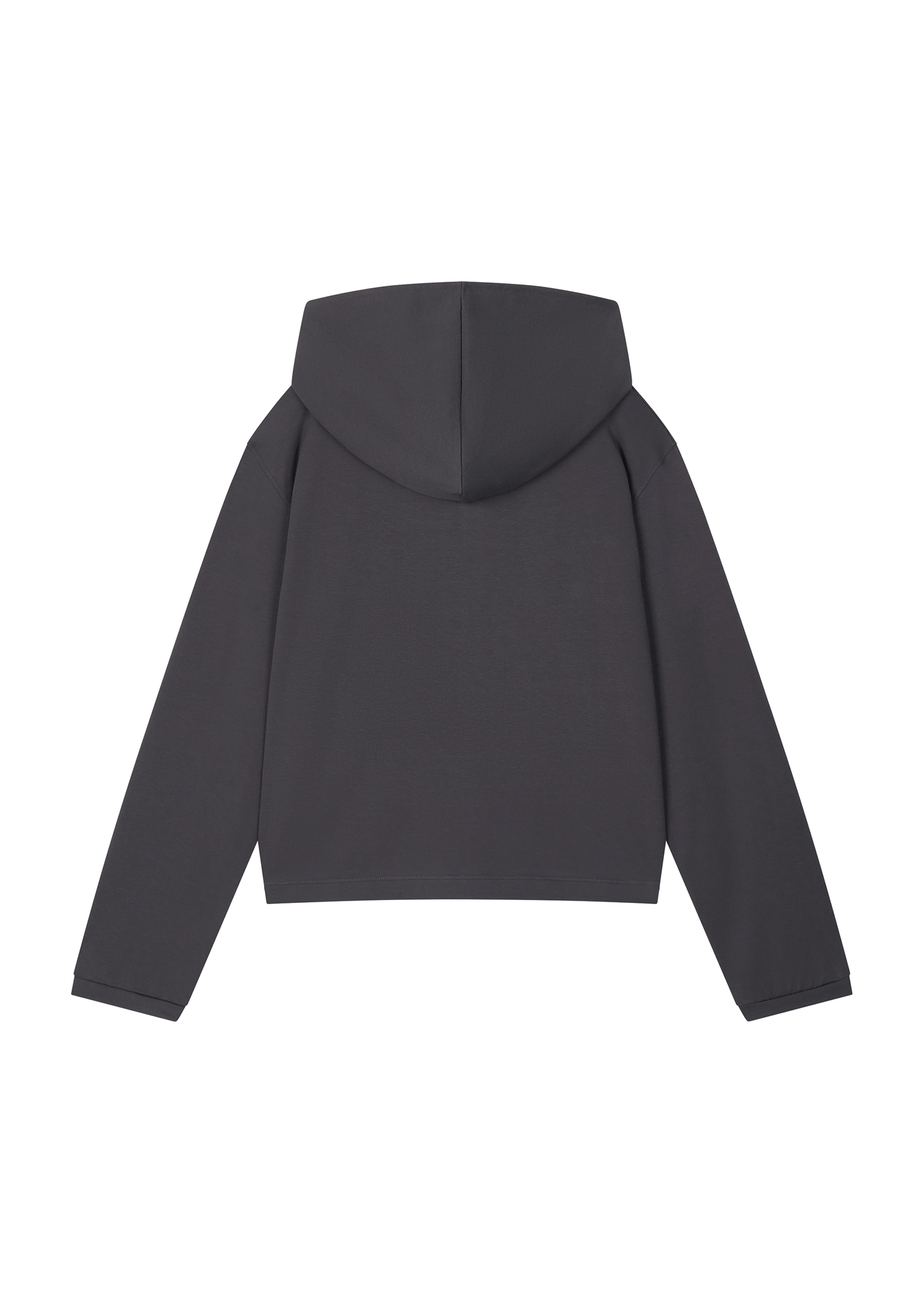 Line Zip Hoodie - charcoal