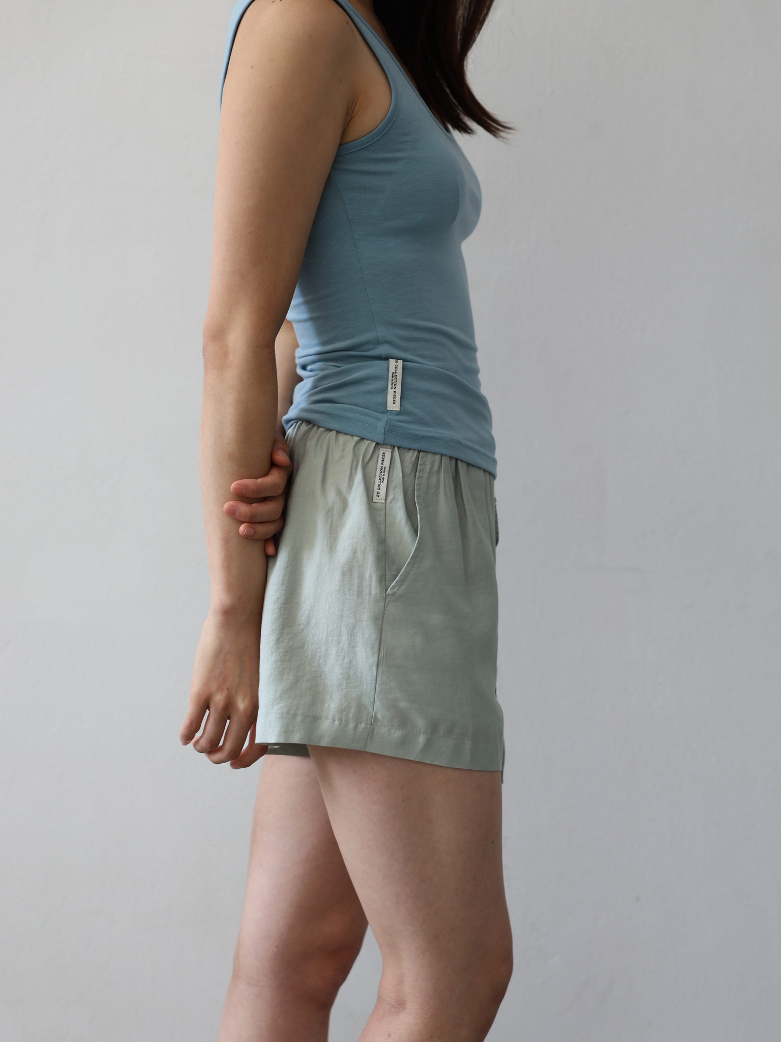 O-neck Sleeveless - blue