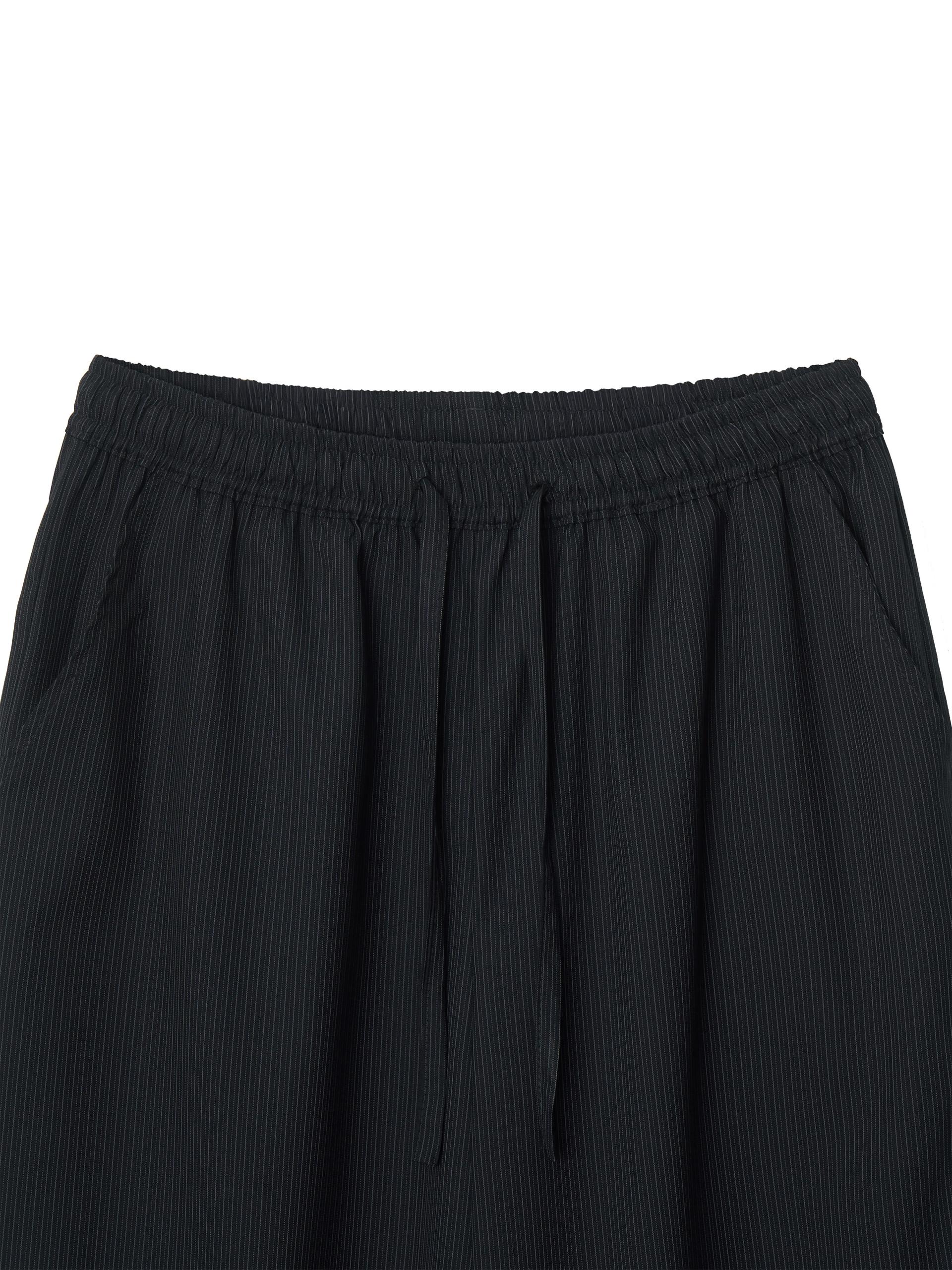 Banding Pants - stripe navy