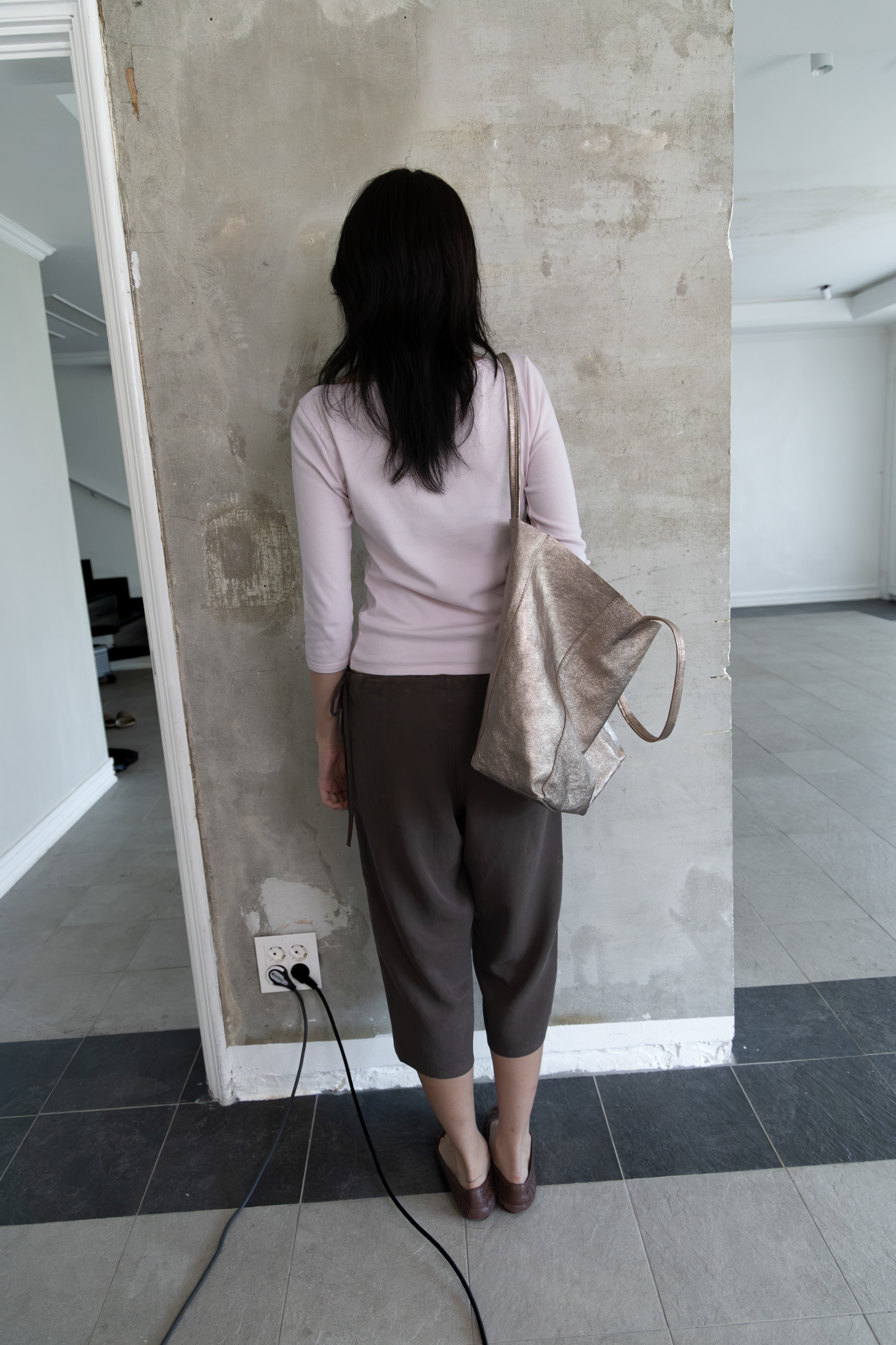 Boatneck 3/4 Sleeve Tee - pink