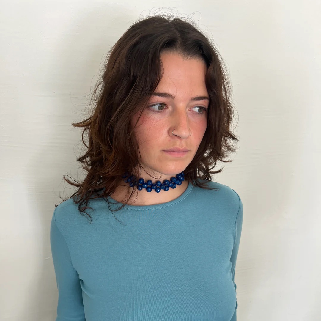 Mori Choker - dark blue
