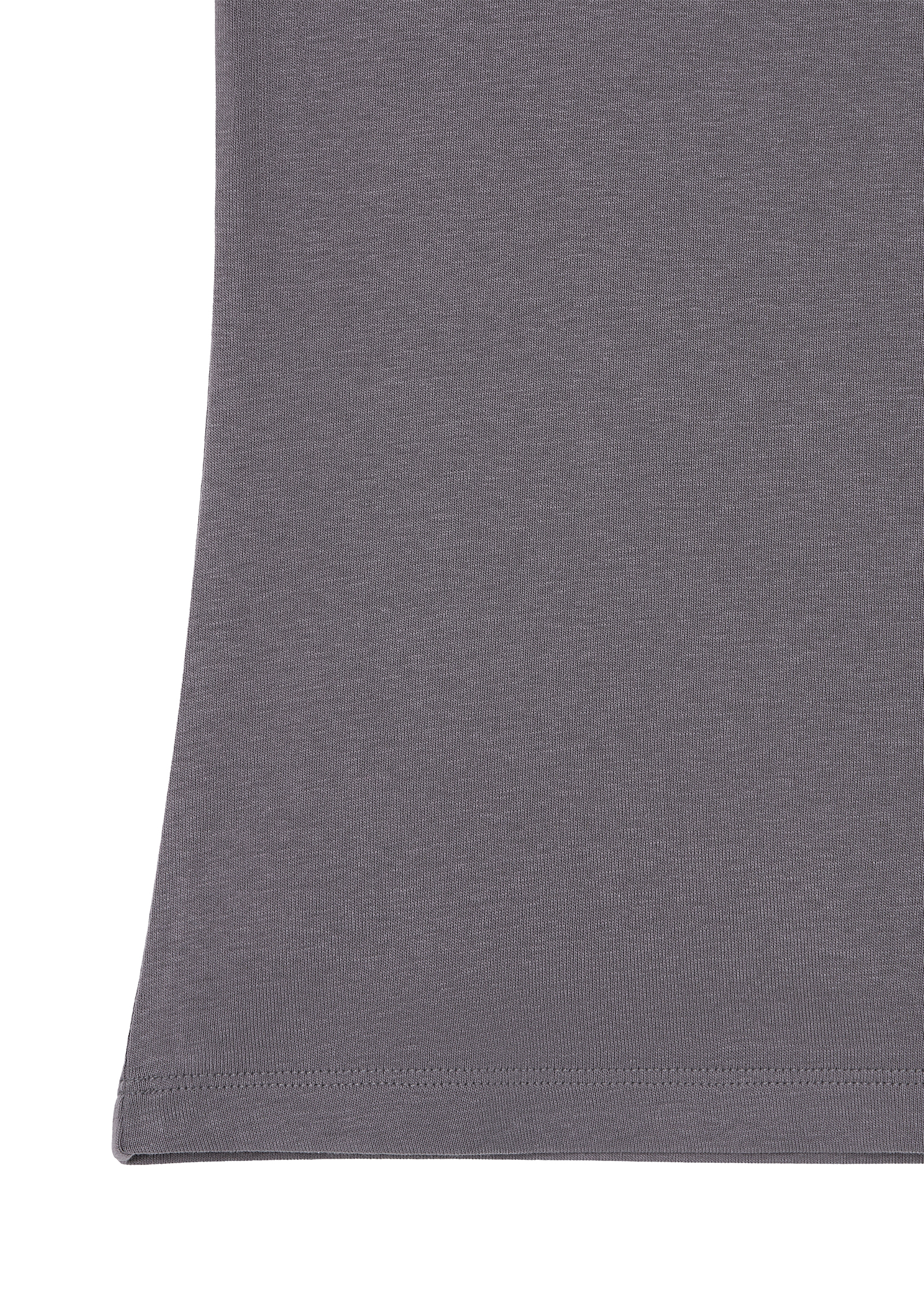 Boatneck 3/4 Sleeve Tee - charcoal
