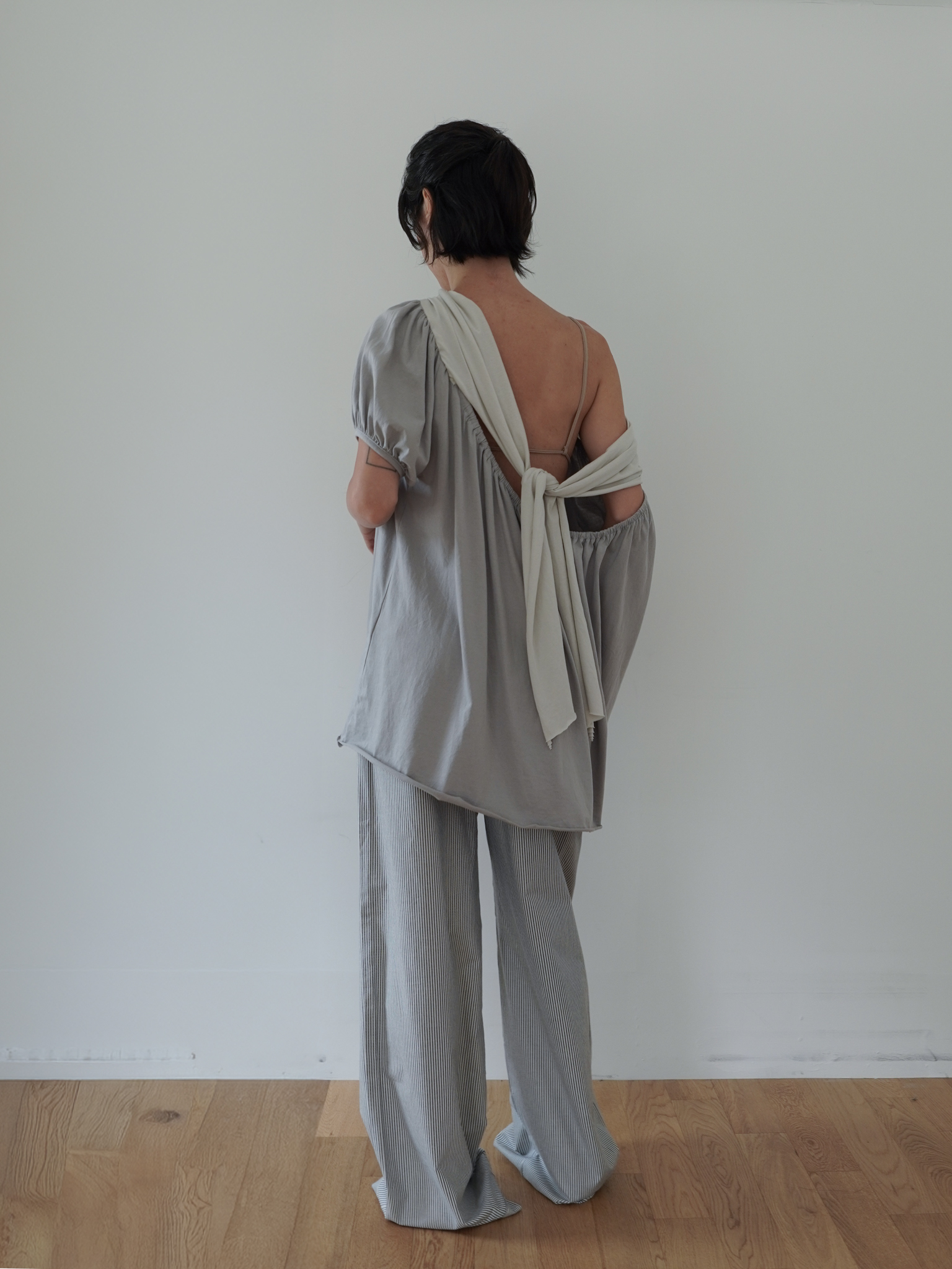 Banding Pants - stripe wb