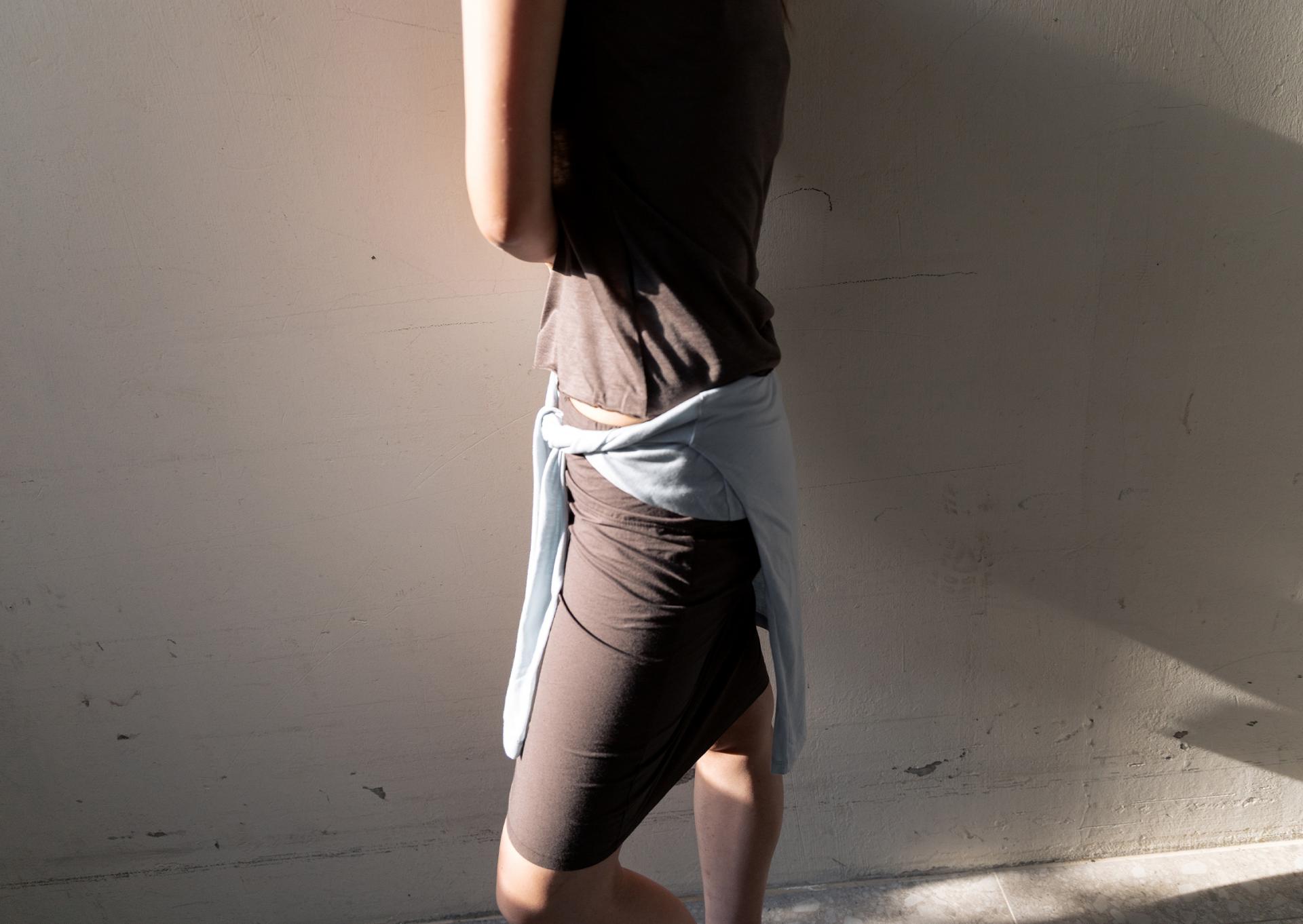 Poplin Skirt - brown