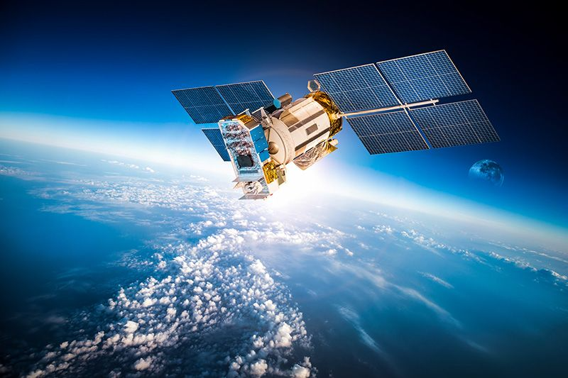 Satellite Communication aerial view