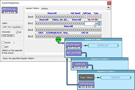 분석 소프트웨어 USB 장치 디코딩의 화면 샷