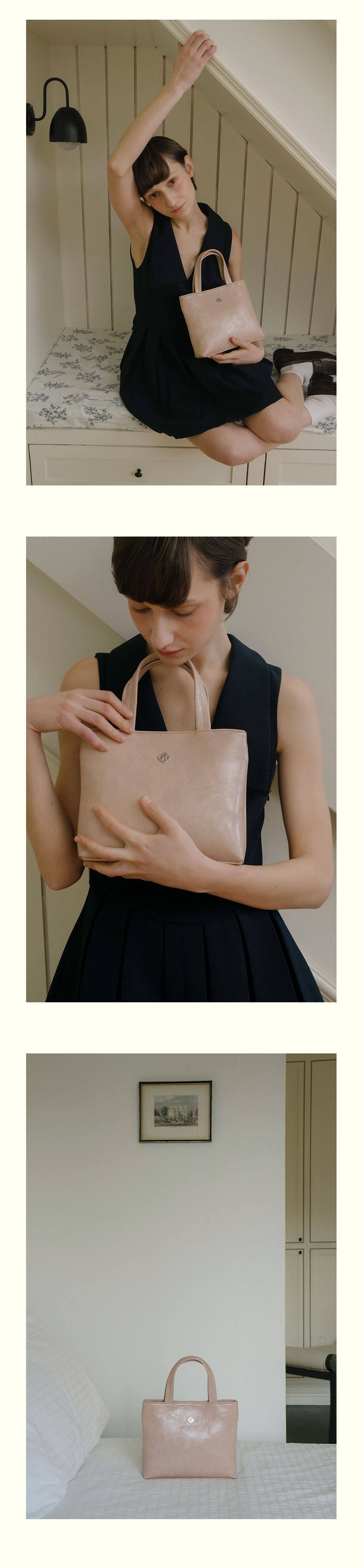 MUSINSA | HEEARI Marie Leather Tote Bag (8col)