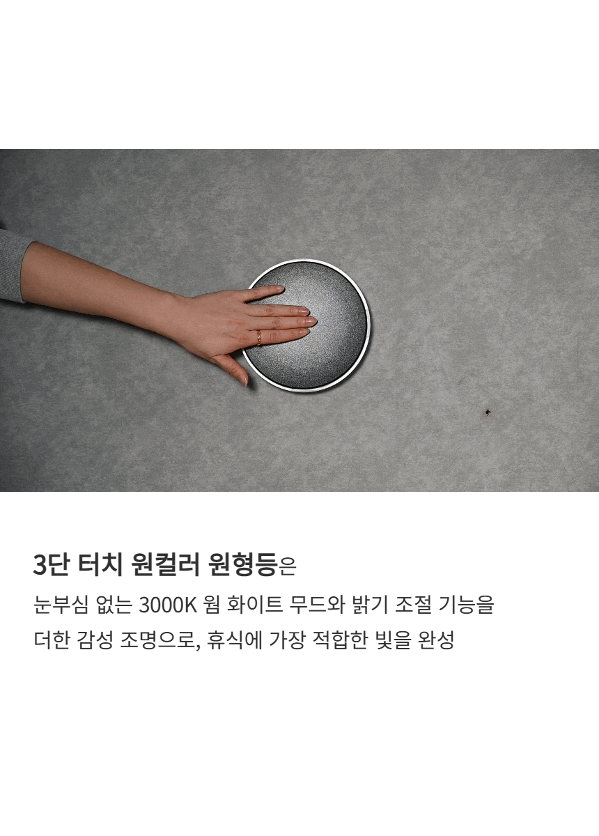 다브츠 터치 원형등