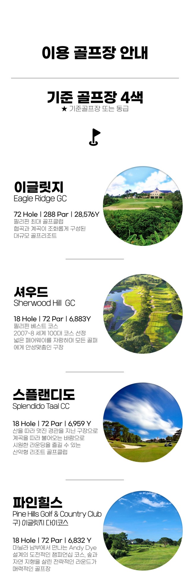 필리핀/세부 카비테 실속 4색골프 26년 11월~27년 2월