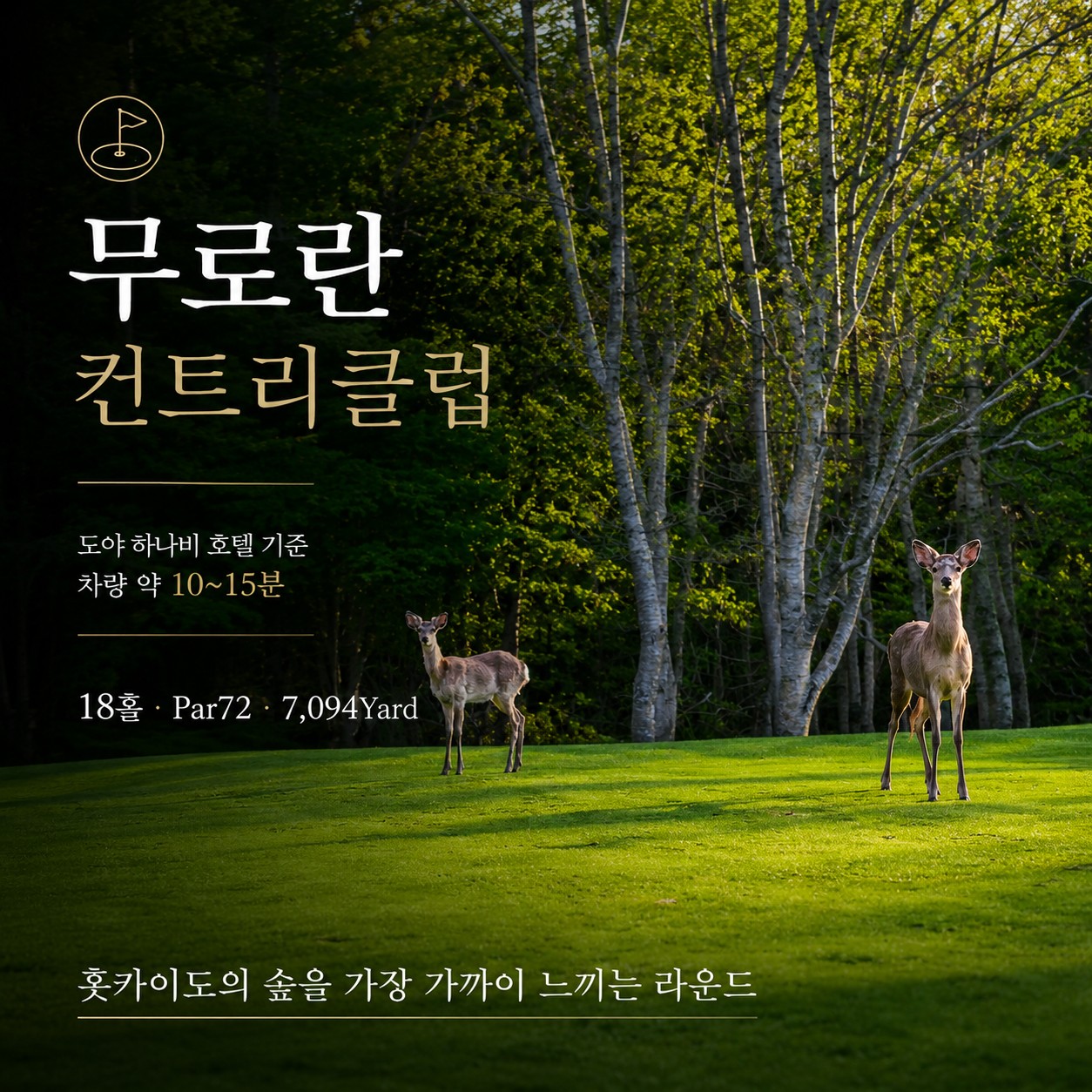 일본/북해도 프리미엄 도야호 골프 26년 7~9월