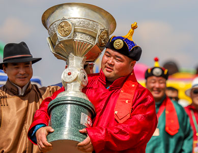 Mongolian wrestlers