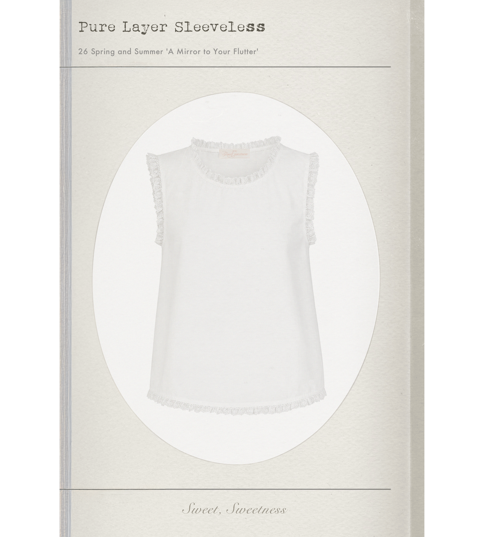 PURE LAYER SLEEVELESS