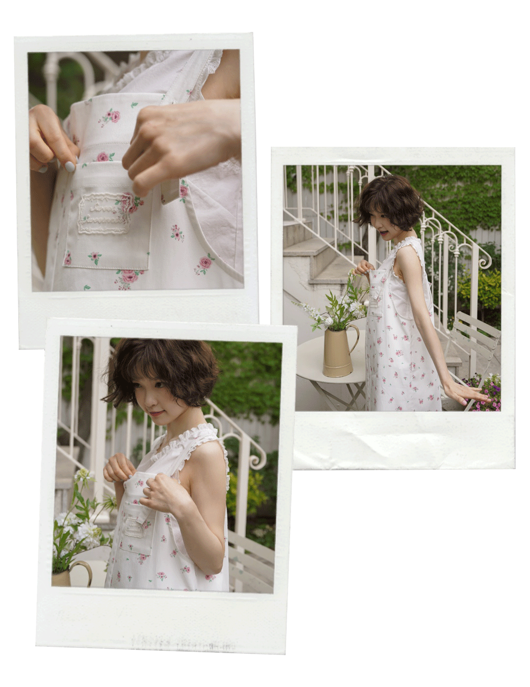 ROSE GARDEN APRON DRESS
