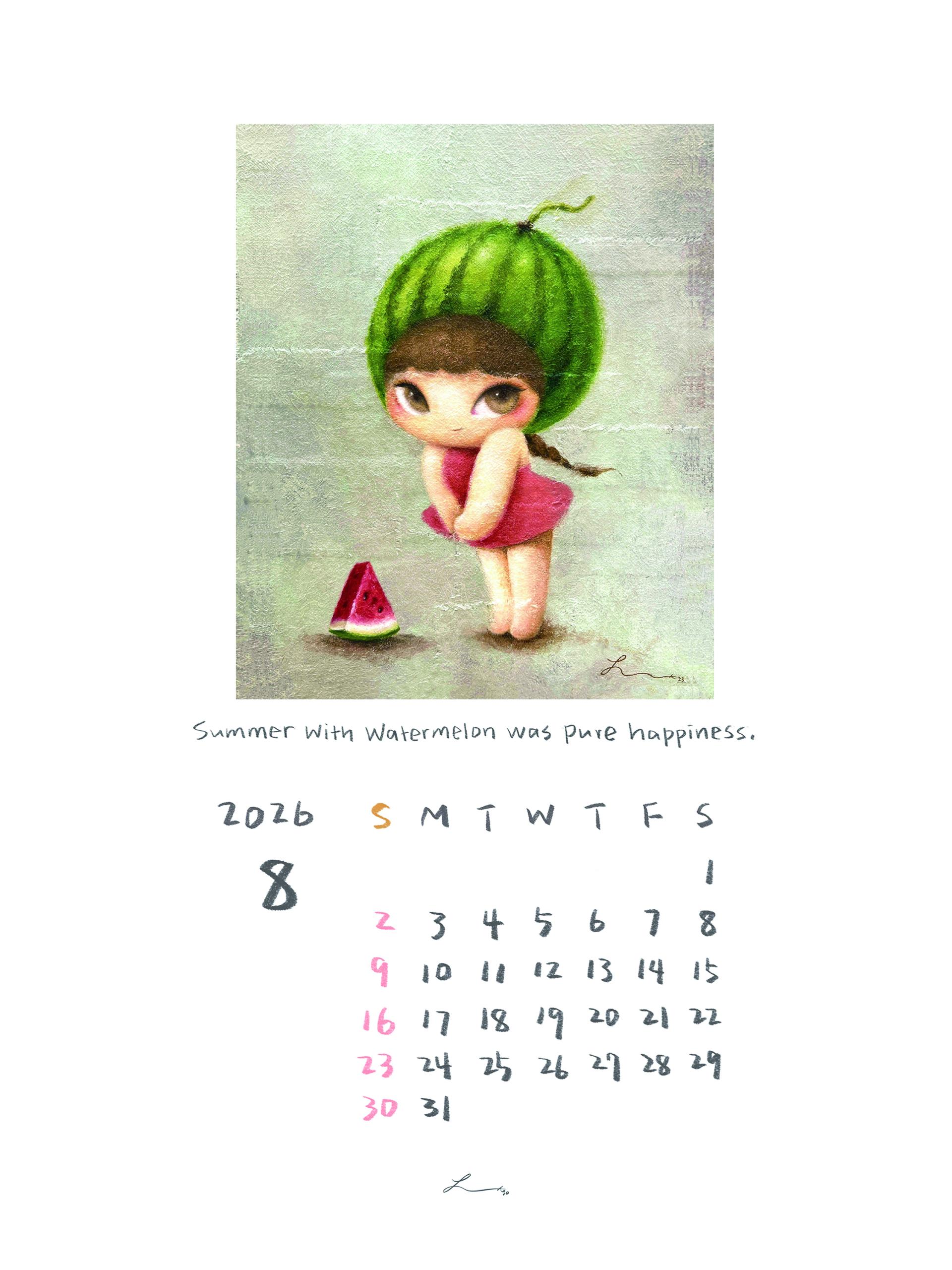 2026 August Calendar
