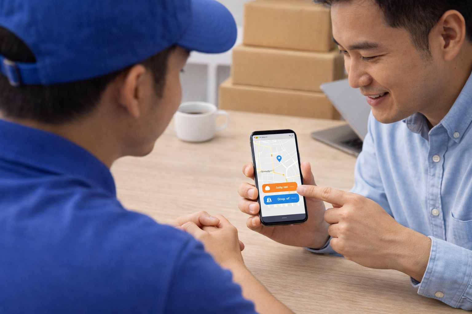 전국 배송 기사 지원 절차 안내