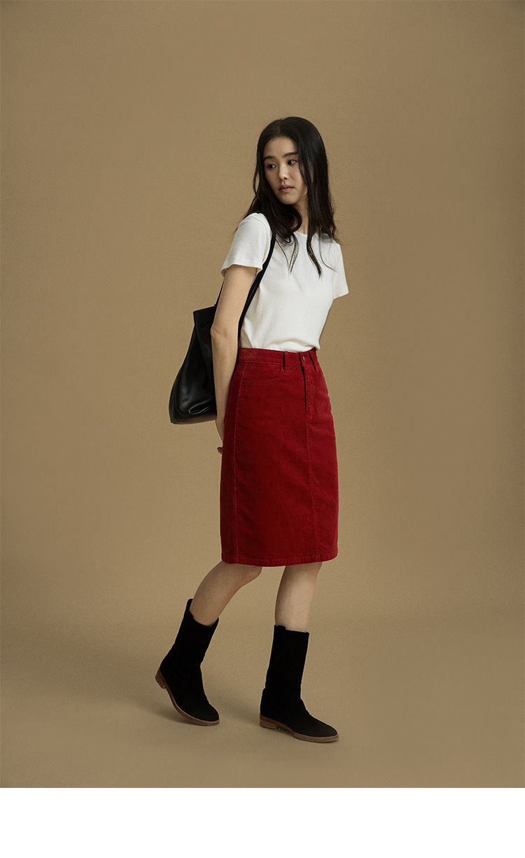 コーデュロイHラインミディスカート | ファッション通販サイト NUGU