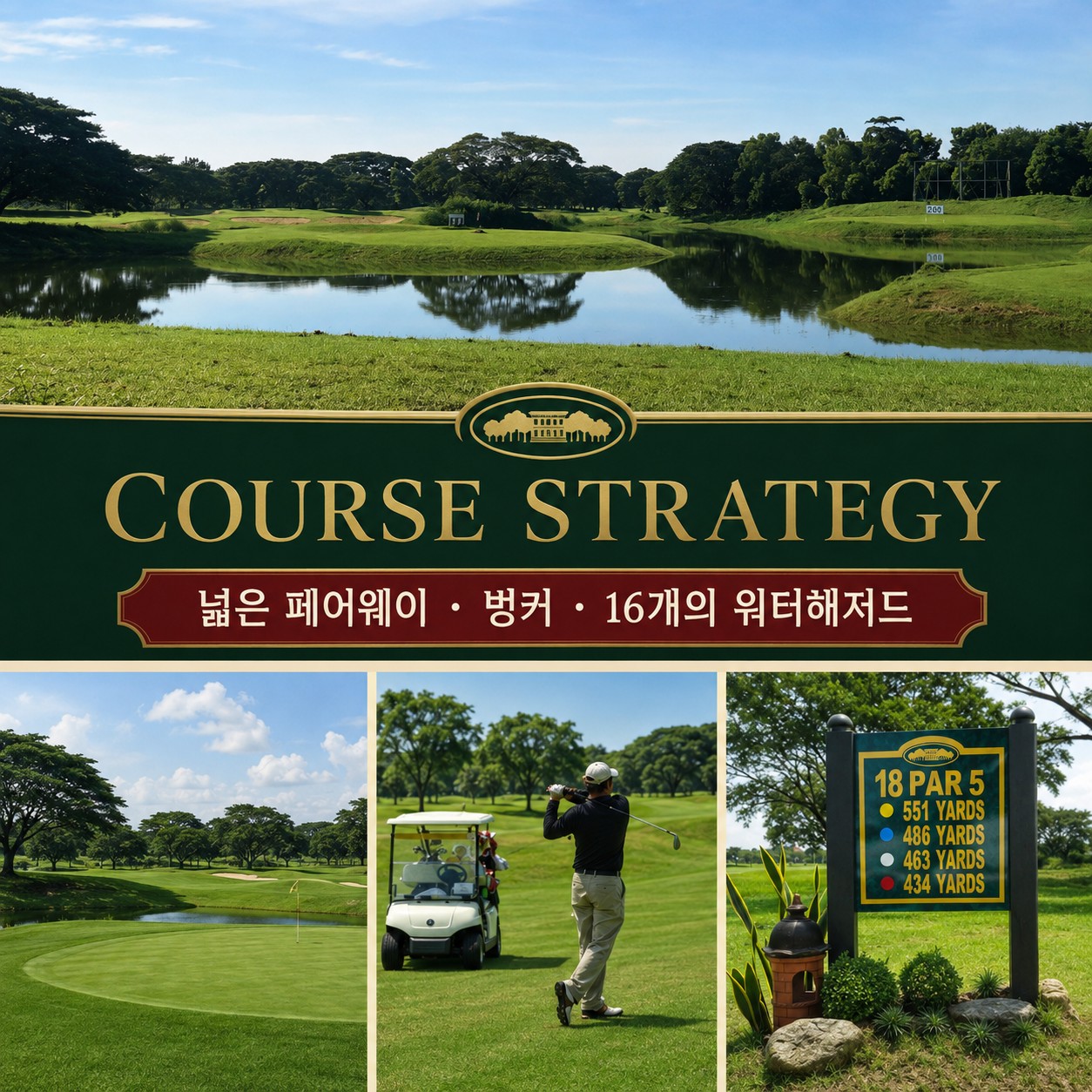 ⛳필리핀 클락 8~9월 골프 초특가