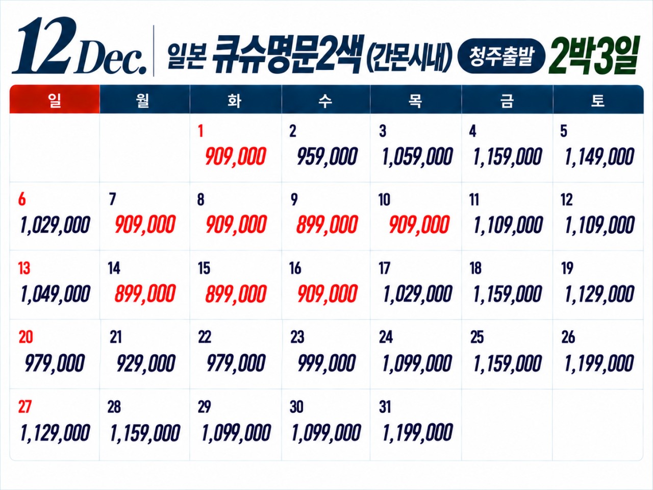 🔊 큐슈 명문 2색 (간몬시내숙박) 상품!!