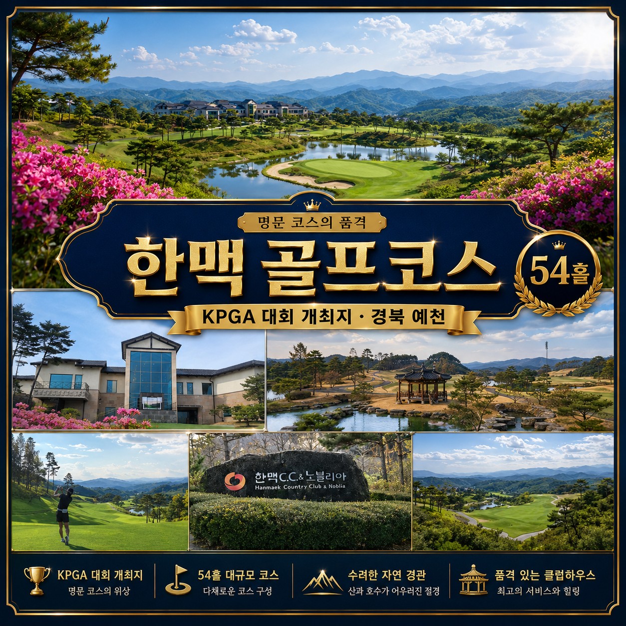 ⛳️예천 한맥 골프&리조트 2박3일 특가