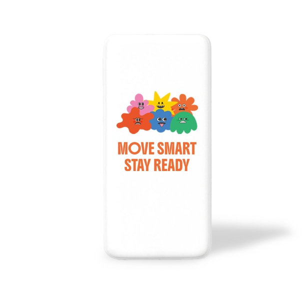 그래픽 듀얼 슬림 보조배터리 10000mAH