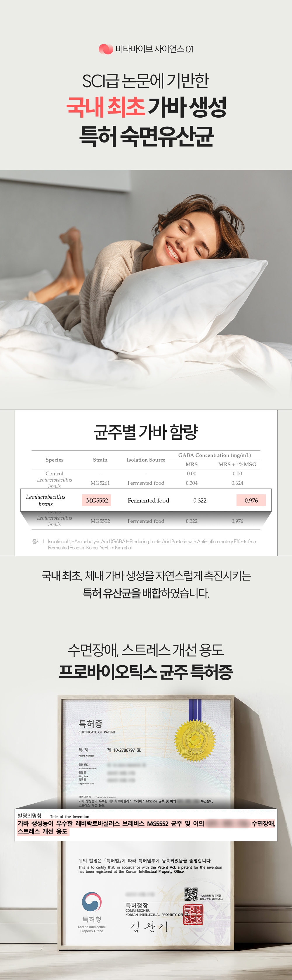 (패밀리) 멜라토닌 유산균 프로바이오틱스 앳나인