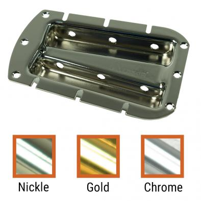 Kluson 3 On A Plate Deluxe Series Tuning Machine Tray For Fender Champion