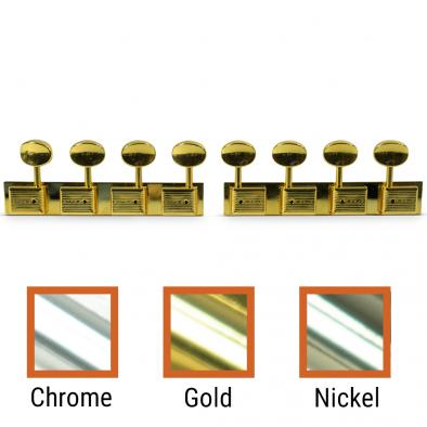 Kluson 4 On A Plate Deluxe Series Tuning Machines For Lap Steel Guitar