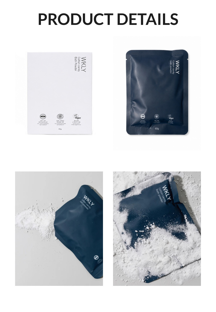 Cotton Candy Bath Powder 60g