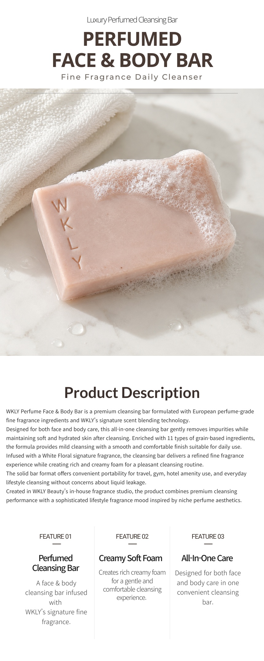 Perfume Face & Body Bar 100g