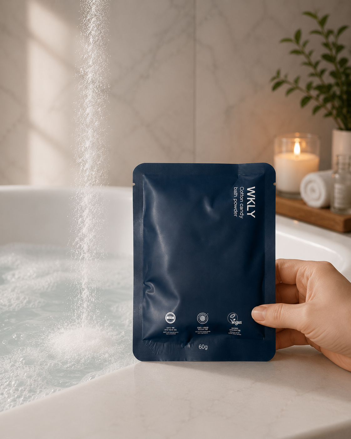 Cotton Candy Bath Powder 60g