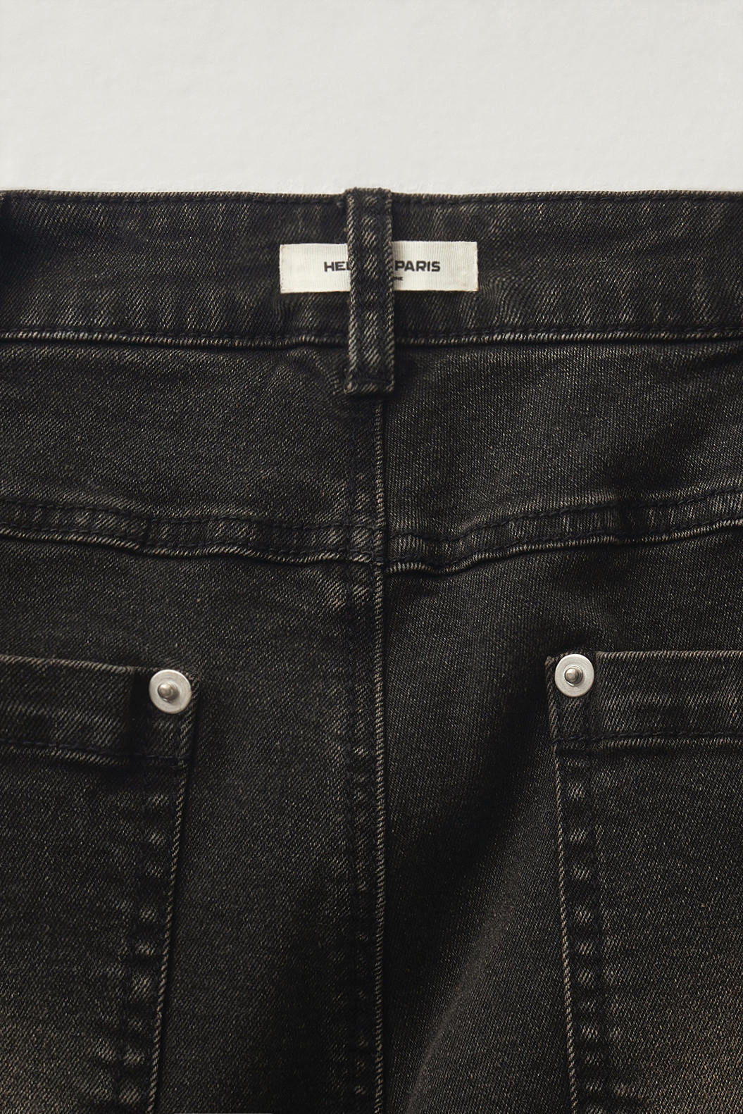 MUSINSA公式 | HELENE PARIS Washed bootcut denim pants [red