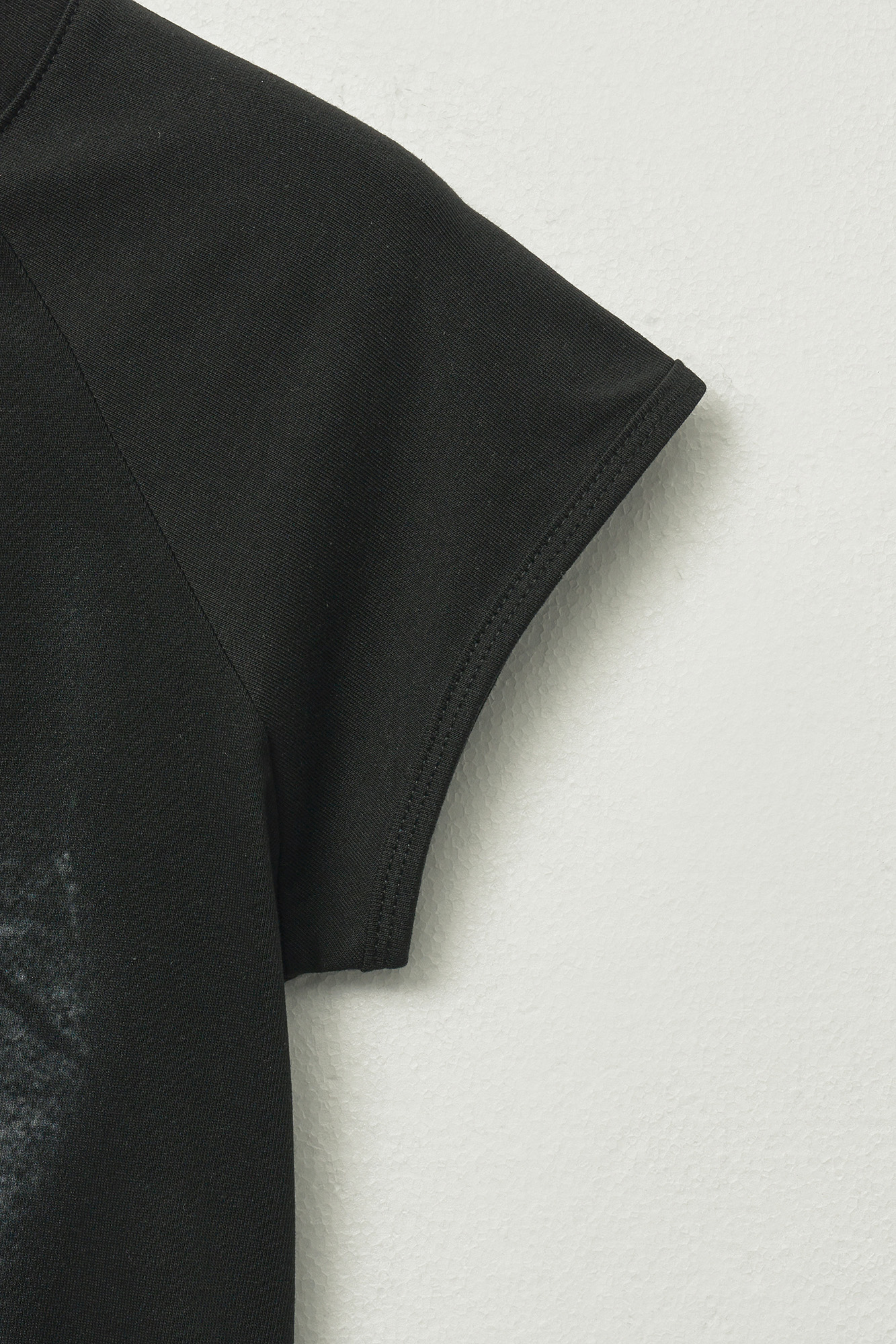 MUSINSA | HELENE PARIS Corset Printed Half T-shirt [Black]