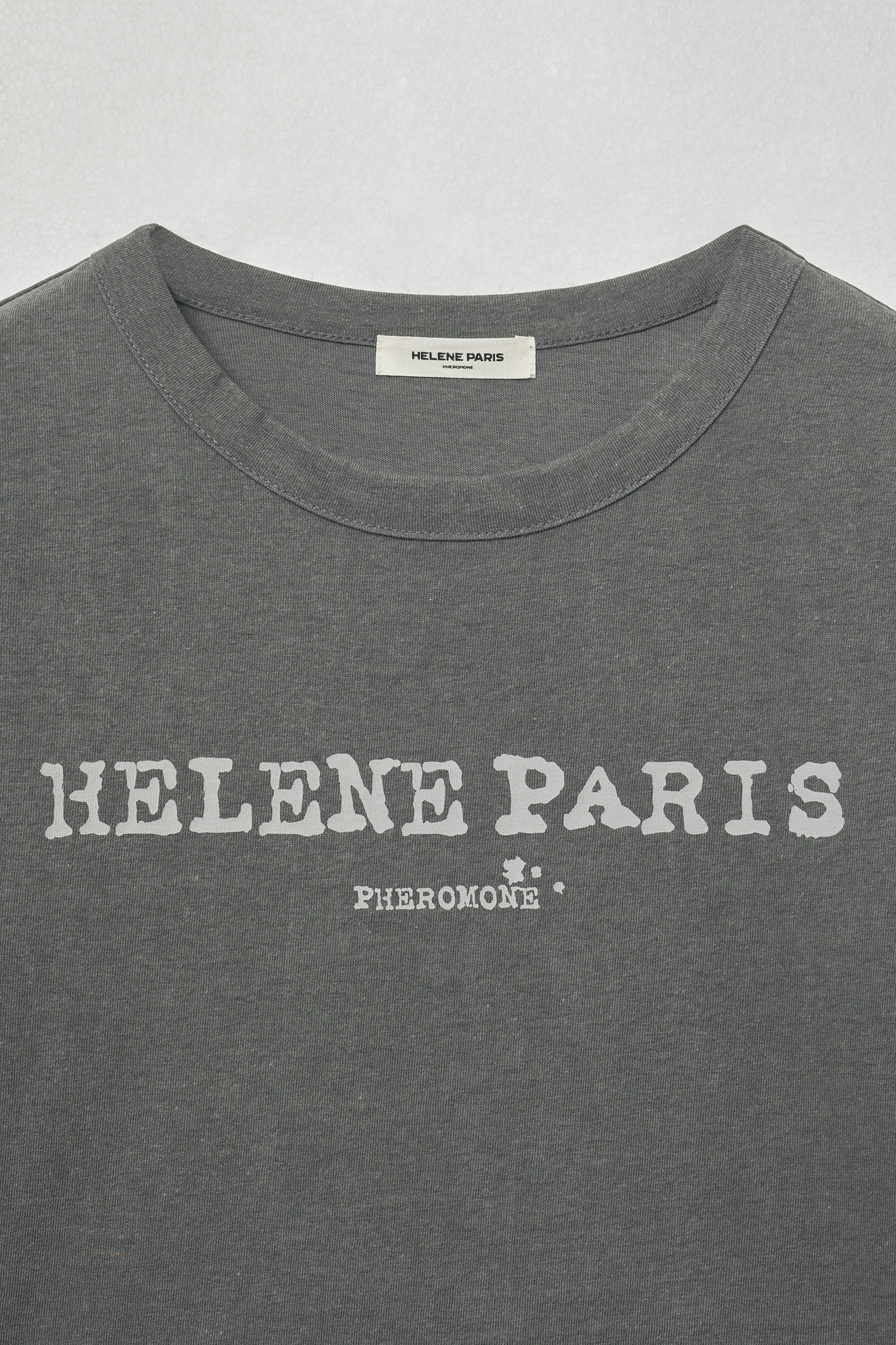 ★HELENE PARIS★ Stamp Remington Ringer Half T-Shirt Pigment Remington 