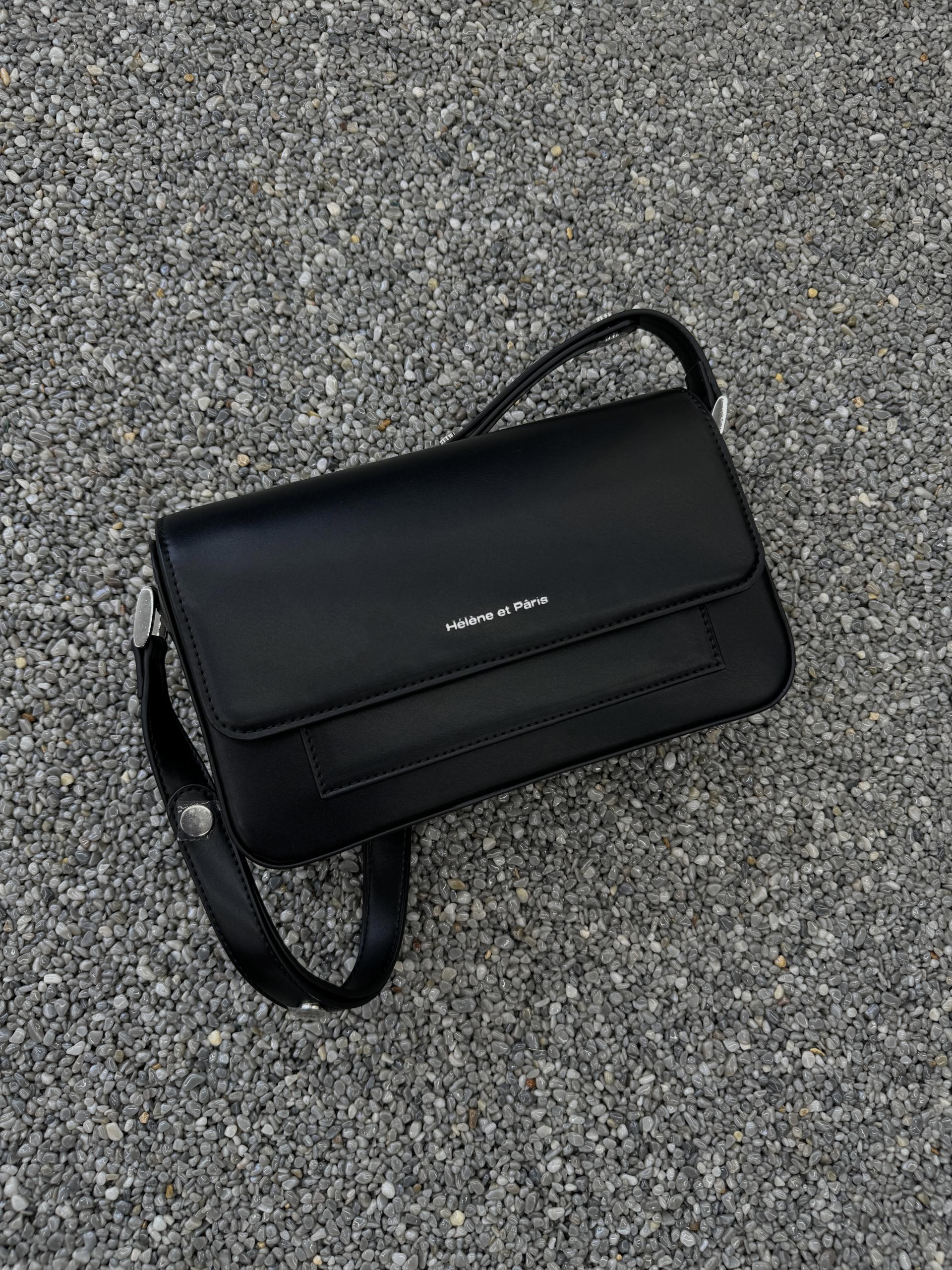 ショルダーバッグ・ポシェット [HELENE PARIS] Maroon Square Shoulder Bag HELENE PARIS] Maroon Square Shoulder Bag (HELENE PARIS