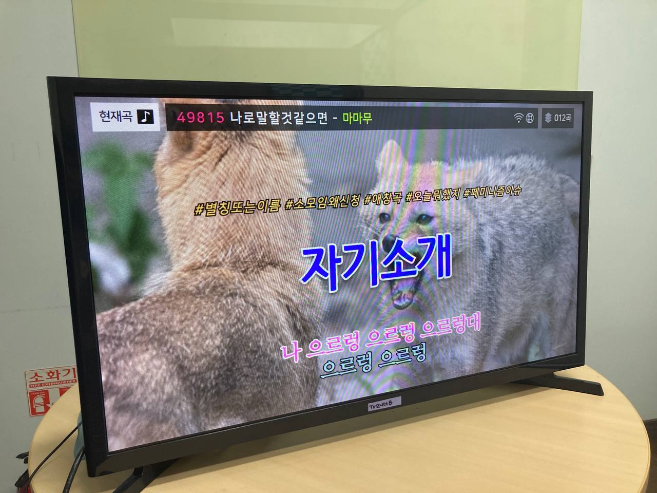 나로말할것같으면-마마무, 자기소개라고 쓰여있는 화면