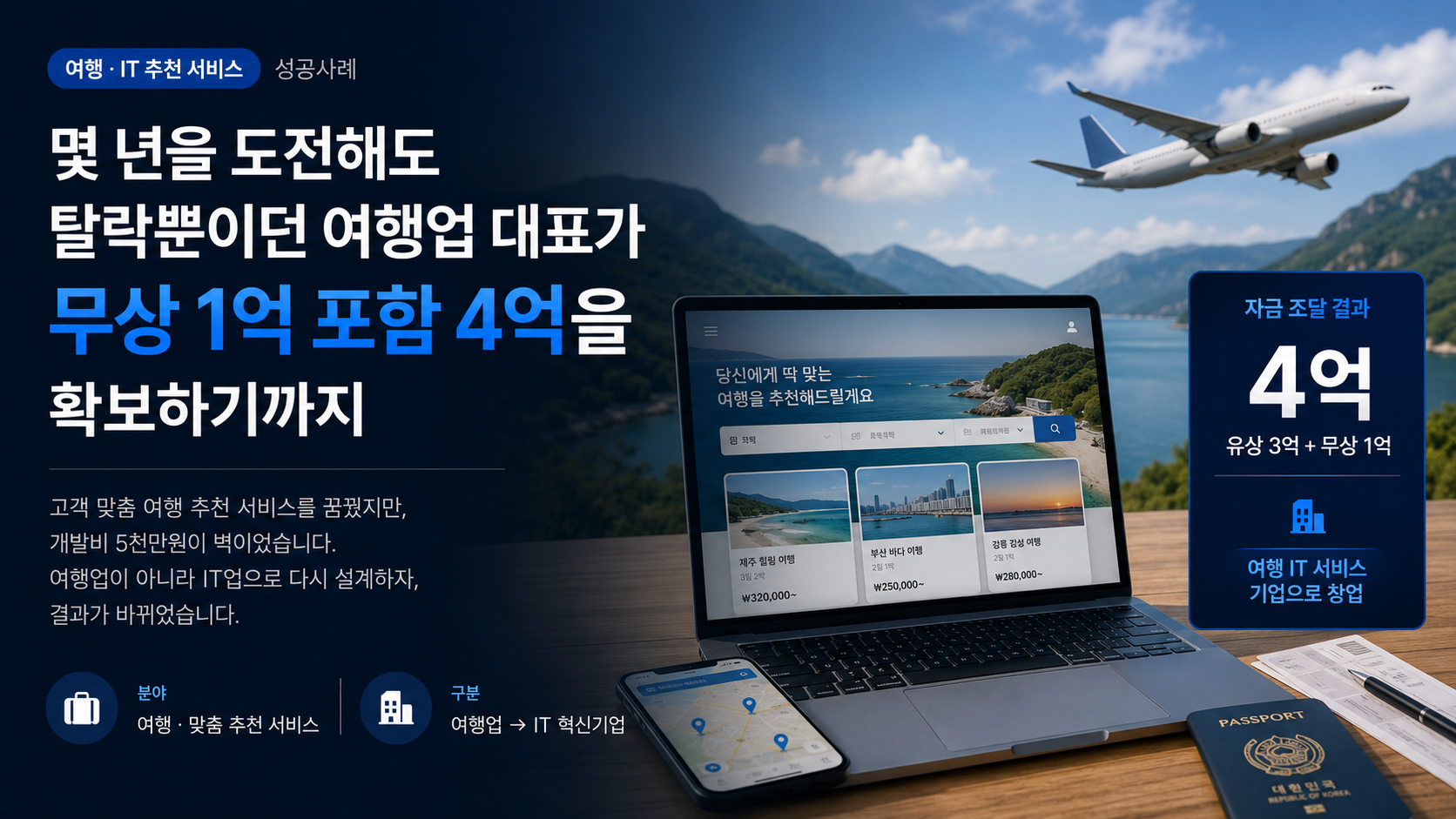 사례 30 여행업 대표의 IT 기업 전환 마무리 메시지
