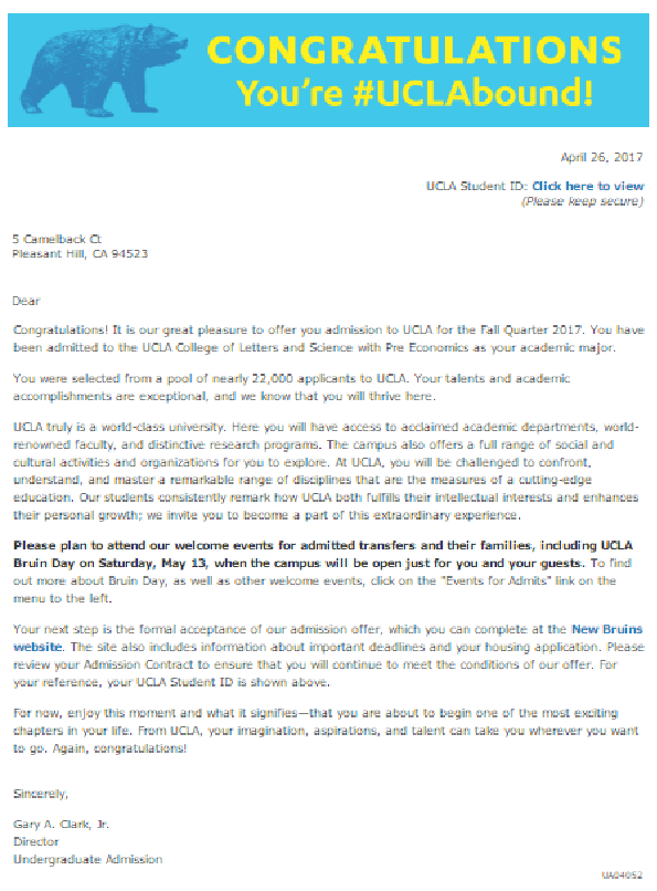 UCLA, UCI, UCSD Computer Science, Mathematics of Computation 합격후기