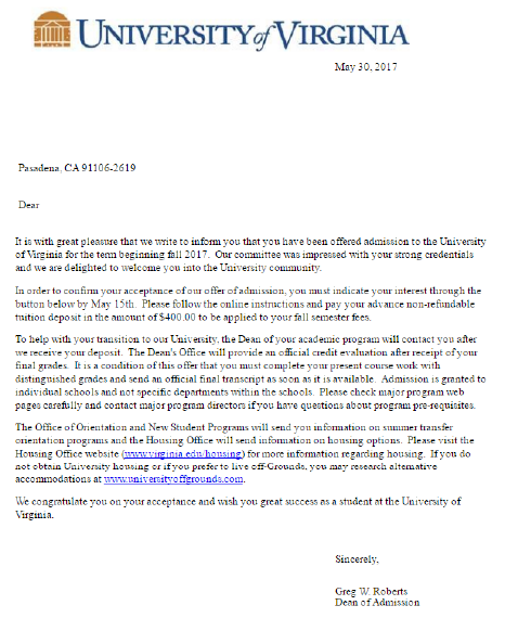 Univ. of Virginia, UW Madison, UCSD, UCSB 인문학 합격후기