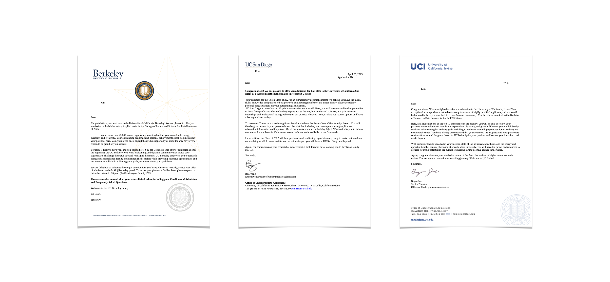 데이터사이언스, 수학전공, 미국명문대편입, UC 버클리 UCSD, UCI 합격 사례 하베스트아카데미