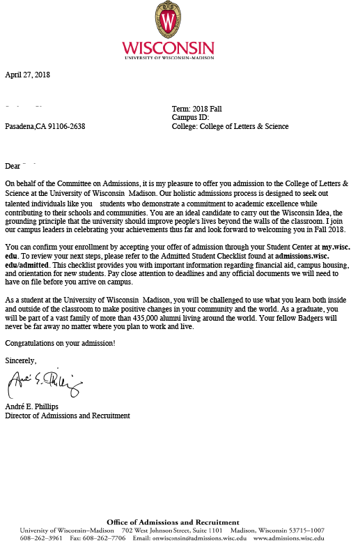 UCLA, UW MADISON 통계/수학 합격후기