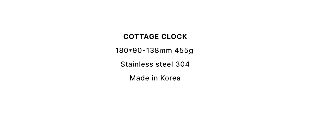 COTTAGE CLOCK