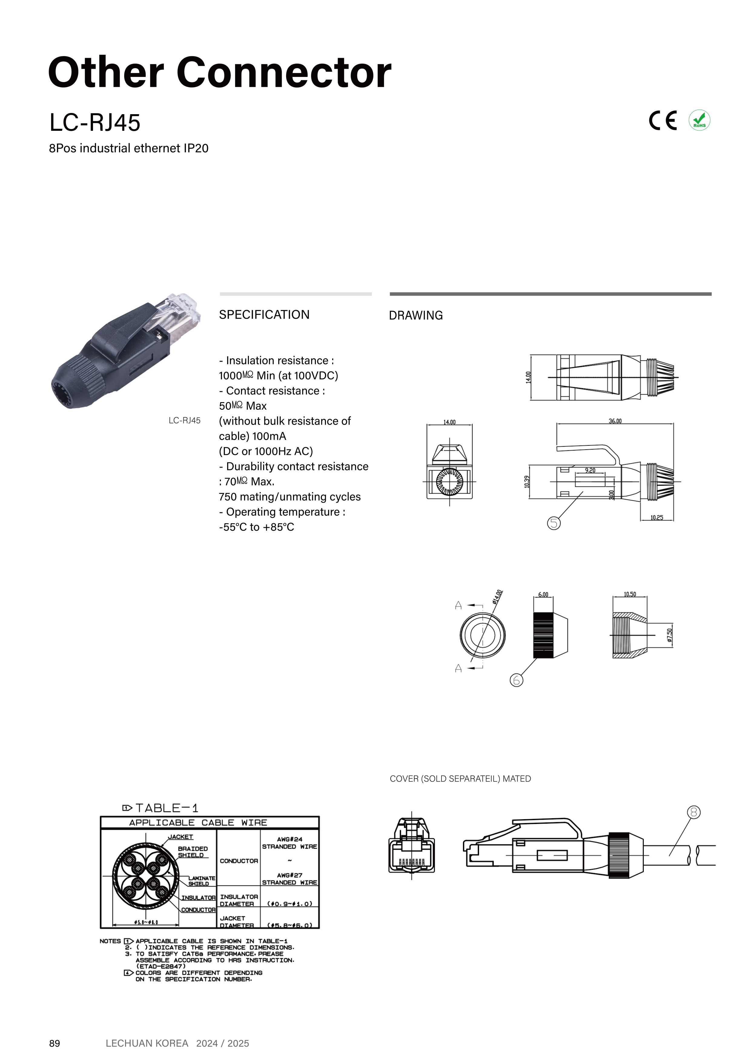 LC-RJ45 : 루첸코리아