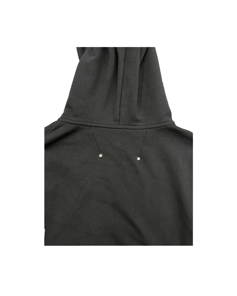 FALLING ANGEL ZIP UP HOODIE - CHARCOAL