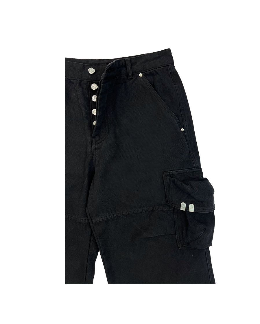 ALLDAY CARGO PANTS - BLACK