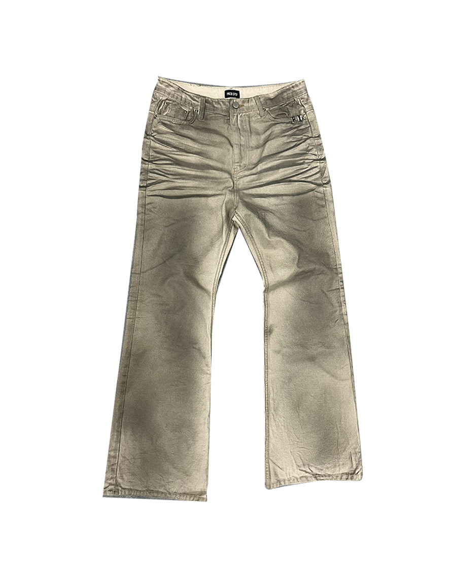 CRUSHED BOOTS JEANS - DIRTY DESERT