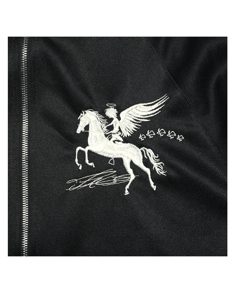 FALLING ANGEL SPORTS JACKET - BLACK