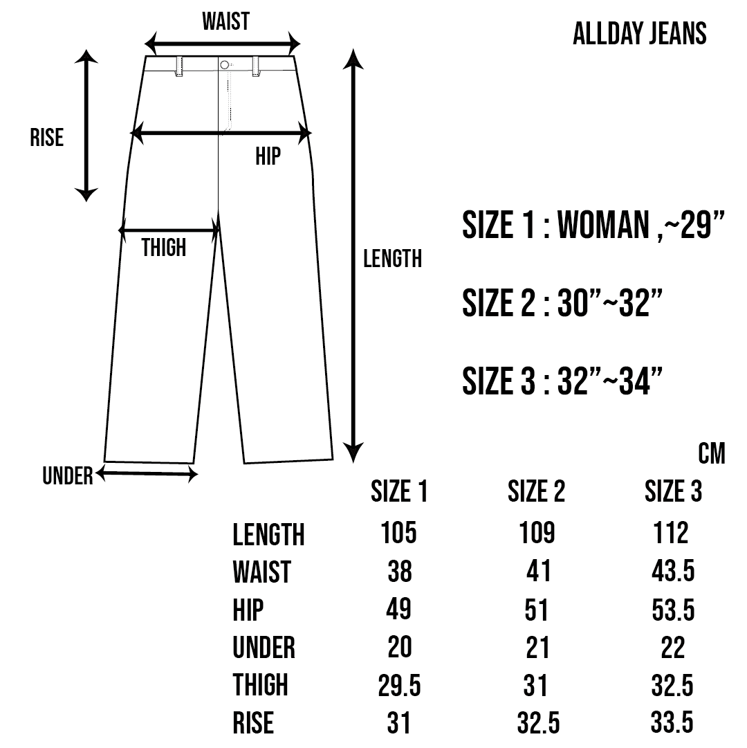 ALLDAY JEANS - DARK BLUE