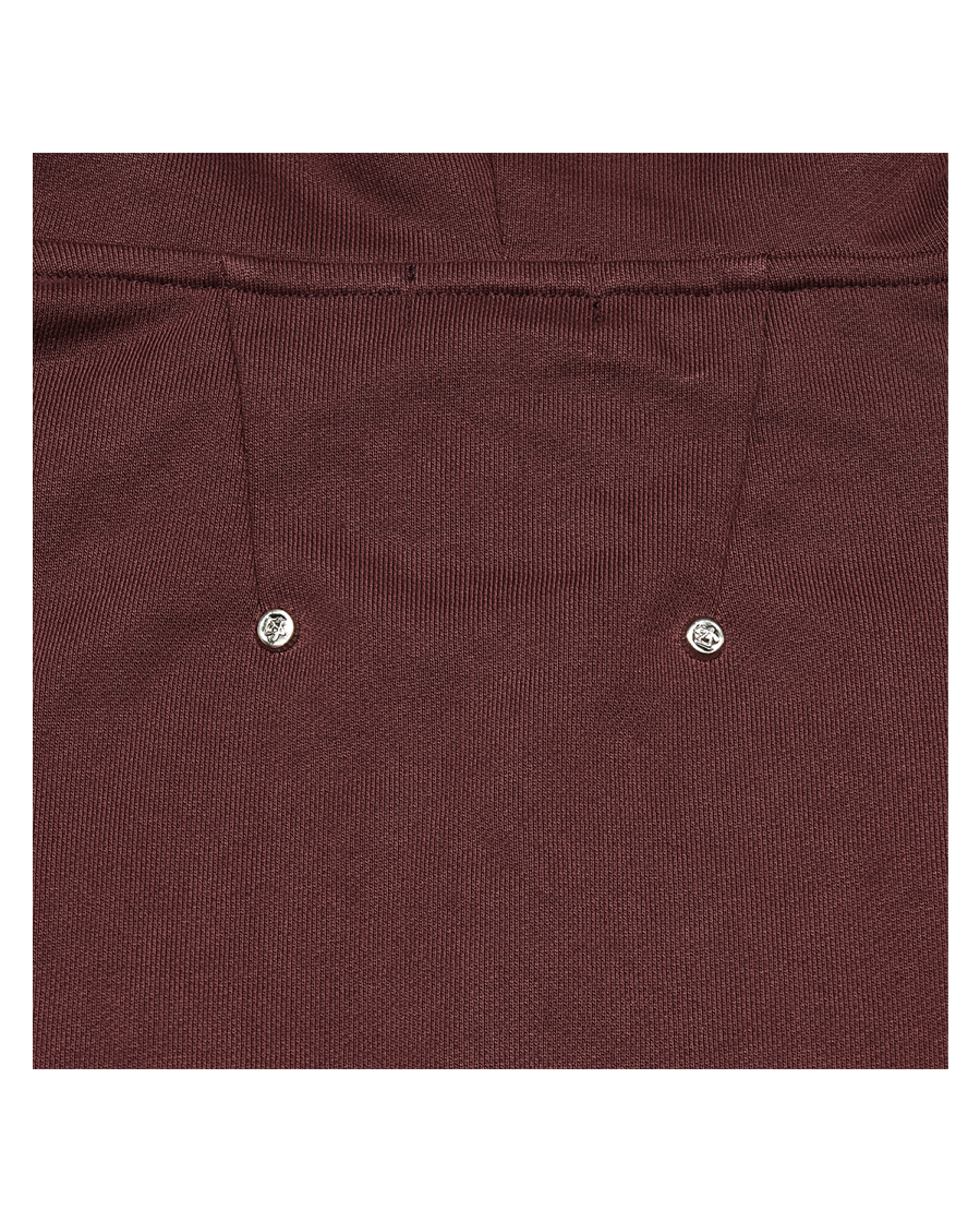 FALLING ANGEL ZIP UP HOODIE - BURGUNDY