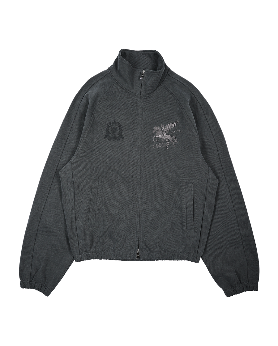 FALLING ANGEL VINTAGE TRACK JACKET - CHARCOAL