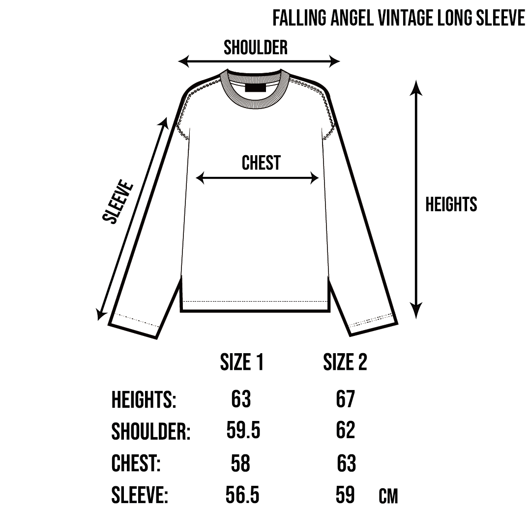 FALLING ANGEL VINTAGE LONG SLEEVE - VINTAGE NAVY